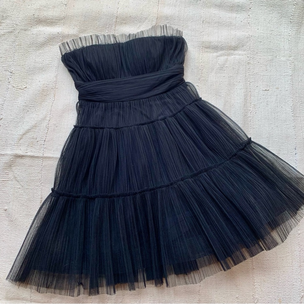 Tulle Babydoll Mini Dress